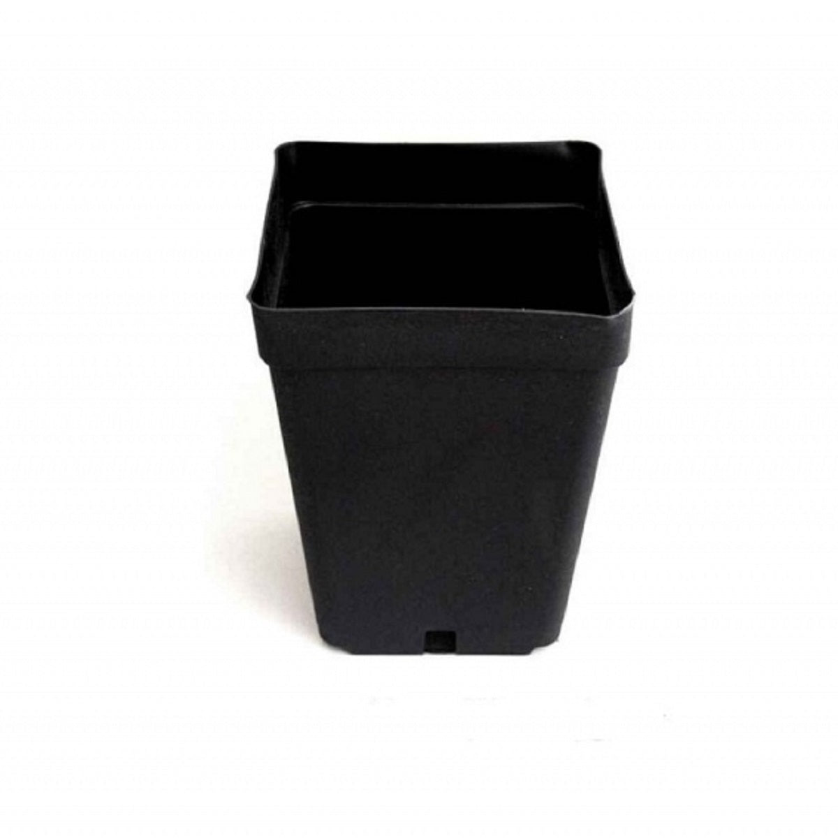 Pot carré en plastique 1.65 litres - 13x13x13cm